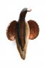 Fur-Bird.jpg - Copper, Water snake skin, Kangaroo fur, Epoxy Resin; 25(W) x 40(H) x 26(D) cm